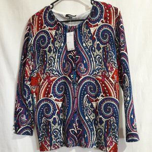 Permise Studio Women's Print Top Size:L